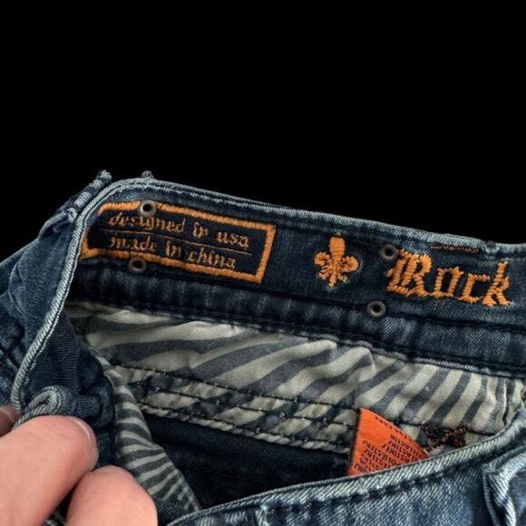 Rock Revival Jen Denim Boot Cut Jeans Sz 26 - Picture 4 of 14